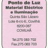 Ponto de Luz-Material Eléctrico e Iluminação