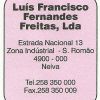 Luís Francisco Fernandes Freitas, Lda.
